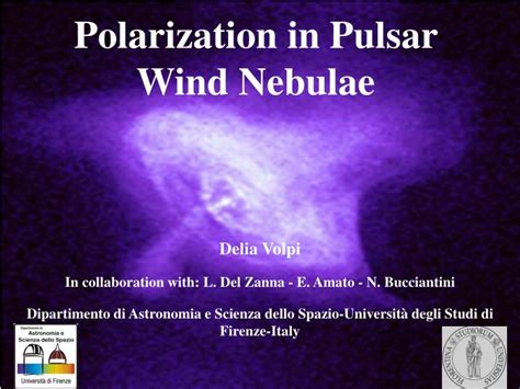 PPT - Polarization in Pulsar Wind Nebulae PowerPoint Presentation, free ...