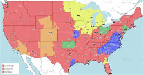 NFL Distribution Map: Will you get to see Steelers vs. Colts in Week 16 ...