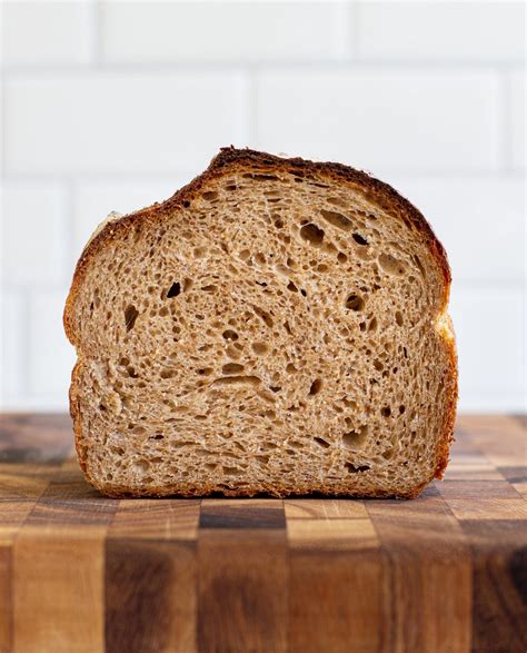 Whole Wheat Sourdough Bread - #foodbyjonister