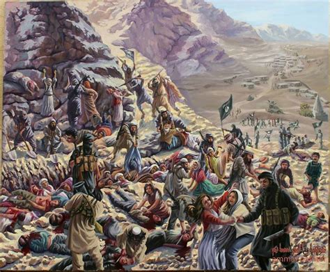 Genocide of the Yazidis in the Sinjar Mountains, Iraq in 2014 - Ammar Salim : r/BattlePaintings