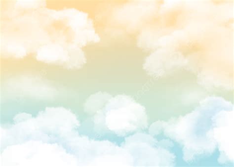 Yellow Blue Gradient Sky Cloud Background, Wallpaper, Yellow, Blue Background Image And ...