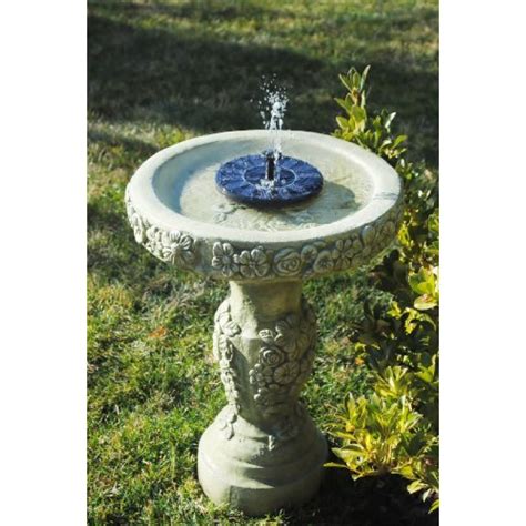 Solarrific G3033 Floating Solar Fountain for Bird Bath