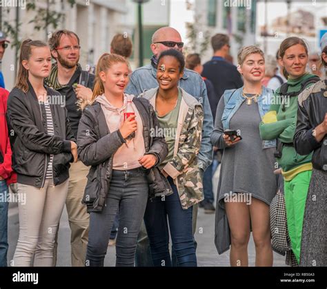 People, Summer Festival, Cultural Day, Reykjavik, Iceland Stock Photo - Alamy