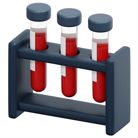 blood test 3d render icon illustration 11652529 PNG