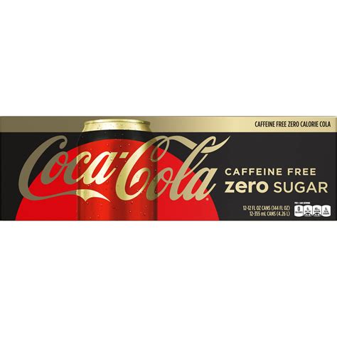 Buy Coca-Cola Zero Caffeine-Free Soda, 12 Fl Oz (pack of 12) Online at desertcart UAE