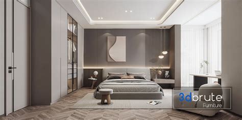 Bedroom 34 3d model Buy Download 3dbrute