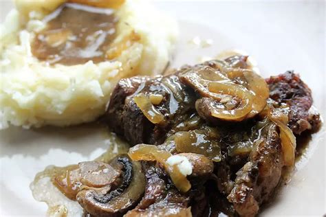 Slow Cooker Chuck Steak with Mushrooms and Onion For Two - Cully's Kitchen