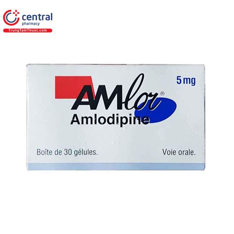 [CHÍNH HÃNG] Thuốc Amlor 5mg Pháp: tác dụng, liều dùng, giá