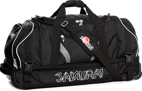 Samurai Bags/Accessories Men's Tourist Bag - Black, One Size: Amazon.co.uk: Clothing