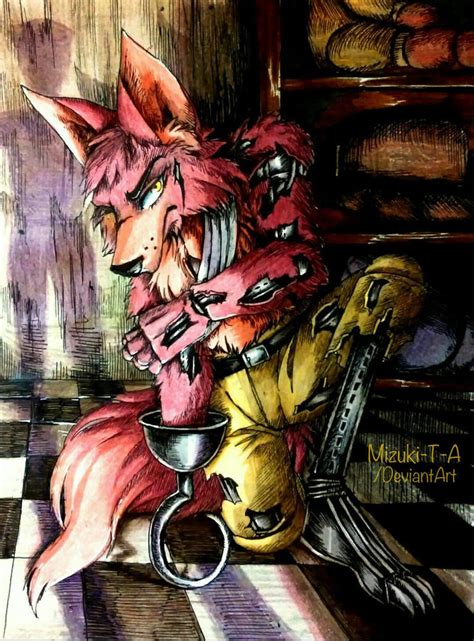 Mizuki- T-A - Foxy FNaF fanart