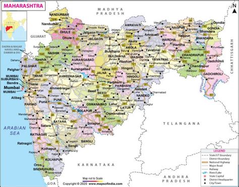 Maharashtra Map - Answers