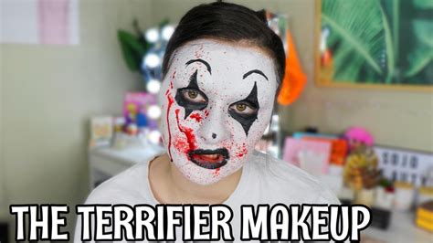 THE TERRIFIER MAKEUP! 9/31 Days of Halloween! SoJo Beauty - YouTube