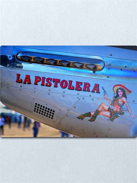 "P-51 Mustang Nose Art" Metal Print for Sale by psankey | Redbubble