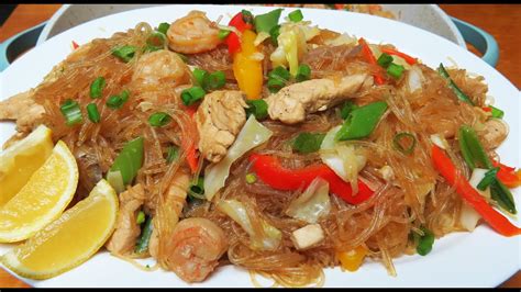 PANCIT SOTANGHON GUISADO WITH CHICKEN & SHRIMP | VERMICELLI NOODLES | PANCIT SOTANGHON GUISADO ...