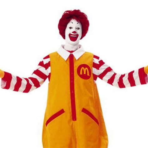 Ronald McDonald Costume - Famous Clown Fancy Dress