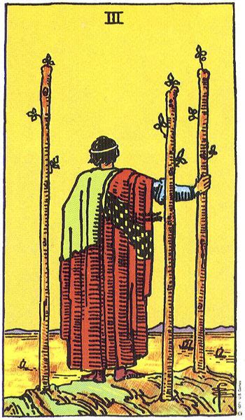 THREE OF WANDS