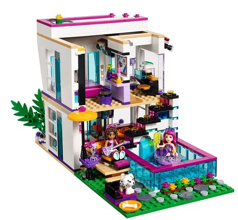 Lego Friends - 41135 - La Maison De La Pop Star Livi | Lego friends, Lego for kids, Lego girls