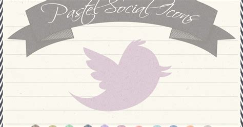 Updated pastel social media icons ~ Pancake Ninja