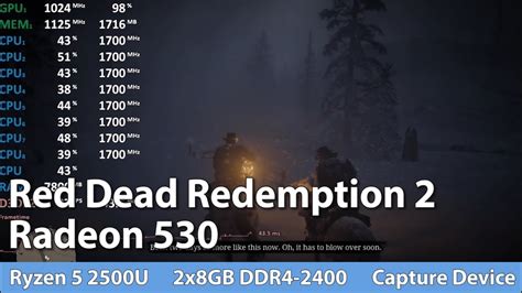 Gaming on AMD Radeon 530 ( Radeon R7 M460 / Radeon R7 M360 ) GDDR5 Red Dead Redemption 2 - YouTube