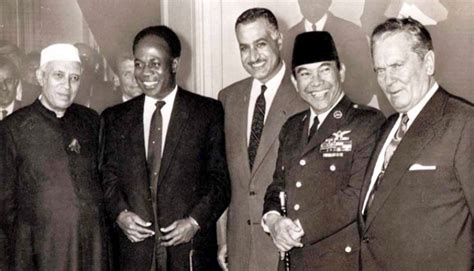 2_Leaders at Bandung in 1955_Jawaharlal Nehru, Kwame Nkrumah, Gamal ...