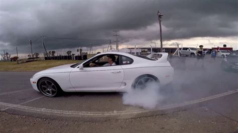 Toyota Supra Burnout - YouTube