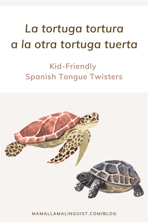 15 Fun Trabalenguas (Spanish Tongue Twisters) to Teach your Kids - Mama Llama Linguist