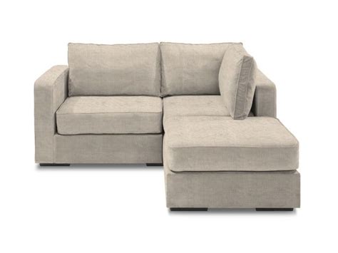 5 Series Small Chaise Sectional with Tan Tweed Covers | lovesac.com | Small sectional sofa ...