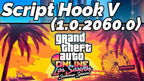 Update: Script Hook V for GTA V (1.0.2060.0) Released (GTA Gamer) - YouTube