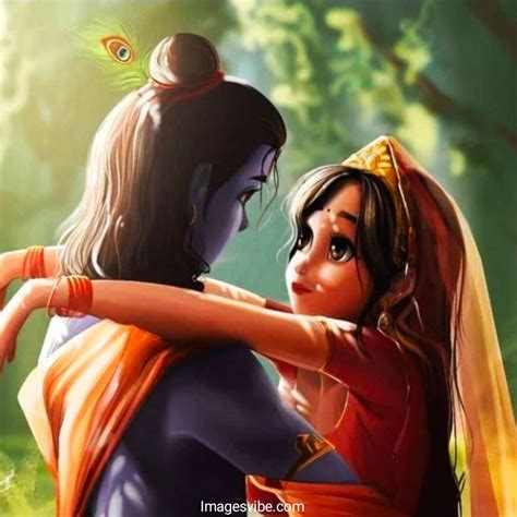 Radha Krishna Cute Wallpapers - Wallpaper Cave