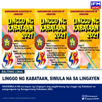 LINGGO NG KABATAAN, SIMULA NA SA LINGAYEN - RMN Networks