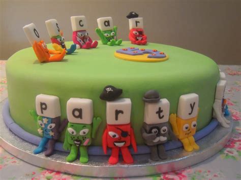 Eileen Atkinson's Celebration Cakes: Cbeebies Alphablock birthday cake