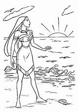 Pocahontas Coloring Pages sketch template