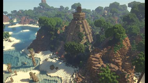 Tropical Island w/ Ruins, Pirates & more! | Minecraft Cinematic - YouTube