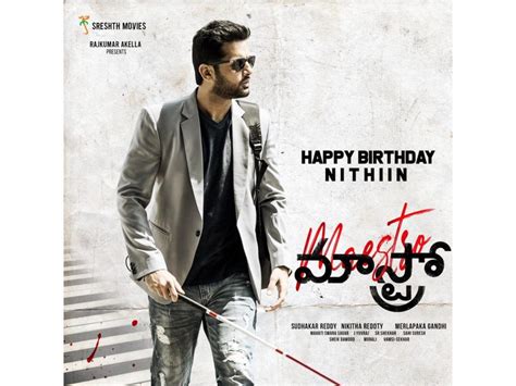 First Look: Nithin’s film titled Maestro | Telugu Cinema