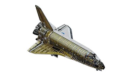 Space Shuttle Atlantis Exterior & Interior 3D Model