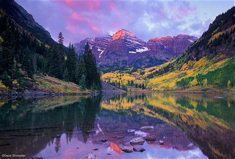 Maroon Bells Sunrise Reflection | Maroon Bells-Snowmass Wilderness Area, Colorado | Dave ...