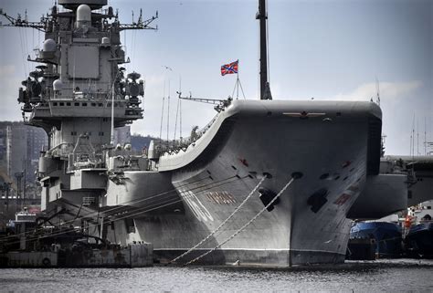 Chaos As Russia's Aircraft Carrier Admiral Kuznetsov Catches Fire: 'It Was Everyone for Himself ...