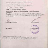 [Resolved] MKCL — About My Original MS-CIT Certificate.