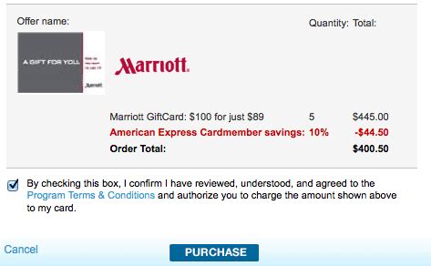 Twenty Percent Off Marriott Gift Cards Today Only! - MileValue