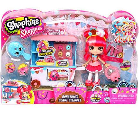 Shopkins Shoppies Donatinas Donut Delights Exclusive Playset Moose Toys ...