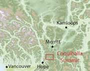 Coquihalla Summit Map