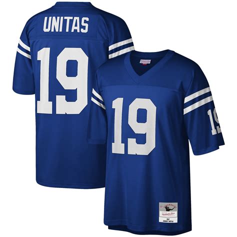 Johnny Unitas Baltimore Colts Mitchell & Ness Legacy Replica Jersey - Royal - Walmart.com ...