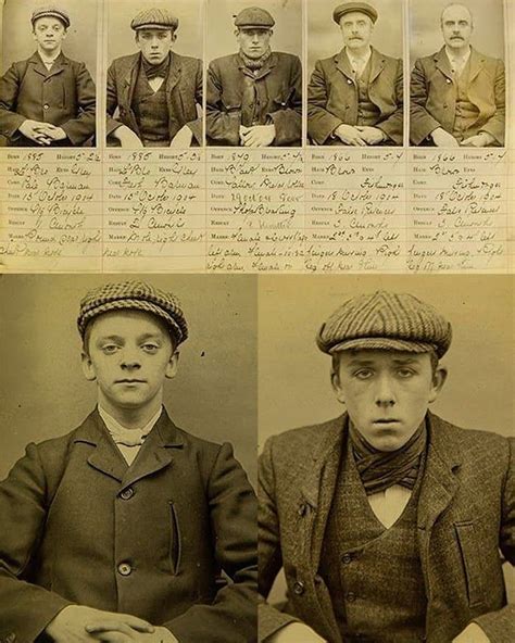 Photo of the real Peaky Blinders - 1890's Birmingham Gang Mugshots ...