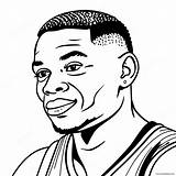 Russell Westbrook Coloring Page 69834 55267 sketch template