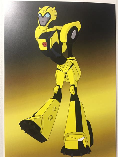 Transformers Animated Bumblebee Print | Etsy