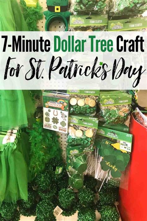 Dollar Tree Decorations: A St. Patrick's Day Tree - The Heathered Nest