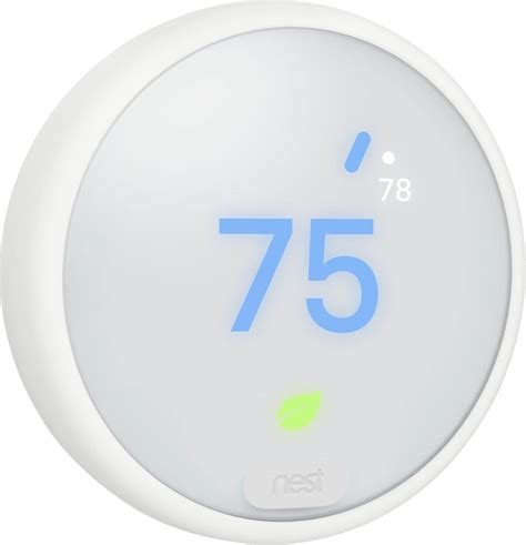 Questions and Answers: Google Nest Smart Thermostat E White T4000ES - Best Buy