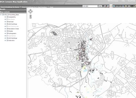 University Of Georgia Campus Map