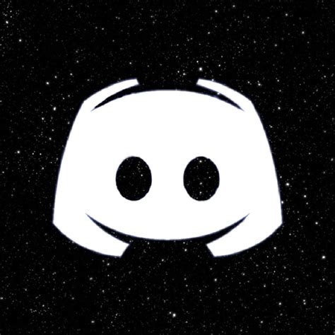 Black and white galaxy discord logo