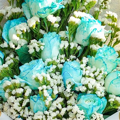 Blue Rose Bouquet Bouquet - Tin's Flower Shop - Pangasinan